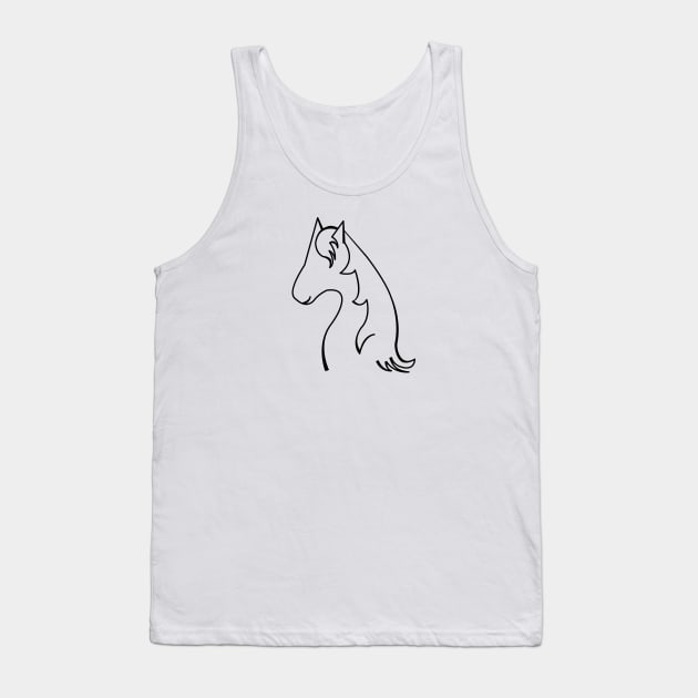 Horse Tank Top by traditionation